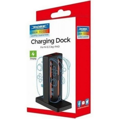 Зарядная станция Charging Dock для Joy-Con 2 Nintendo Switch 2 (Dobe TNS-3192B)